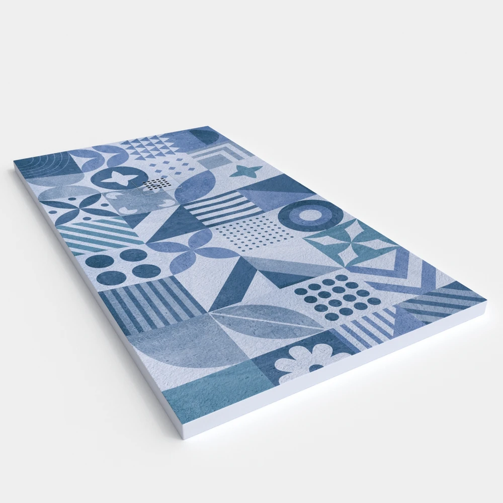 Plato de ducha resina textura pizarra. Efecto en Hidráulico NALON - antideslizante STONE 3D moderno 2 Plato de ducha resina textura pizarra. Efecto en Hidráulico NALON - antideslizante STONE 3D moderno - Imagen 2