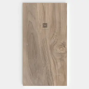 Plato de ducha resina textura pizarra acabado efecto Madera OLMO ONTARIO - antideslizante STONE 3D moderno