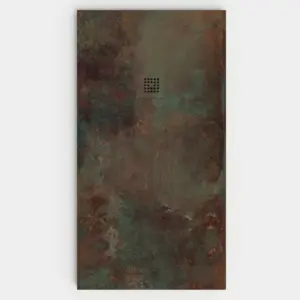 Plato de ducha resina textura pizarra. Efecto en Mármol OXYUM - antideslizante STONE 3D moderno
