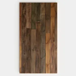 Plato de ducha resina textura pizarra acabado efecto Madera PAU - antideslizante STONE 3D moderno