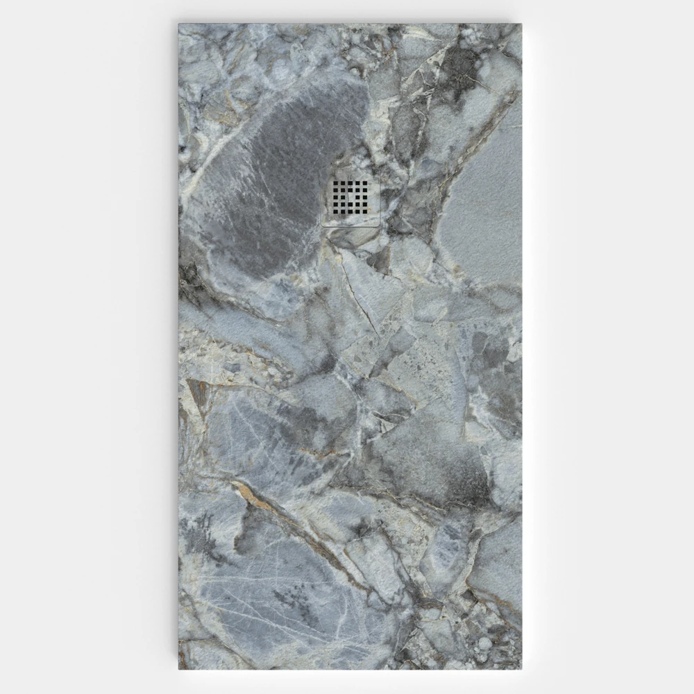Plato de ducha resina textura pizarra. Efecto en Mármol PORTUS - antideslizante STONE 3D moderno 1 Plato de ducha resina textura pizarra. Efecto en Mármol PORTUS - antideslizante STONE 3D moderno