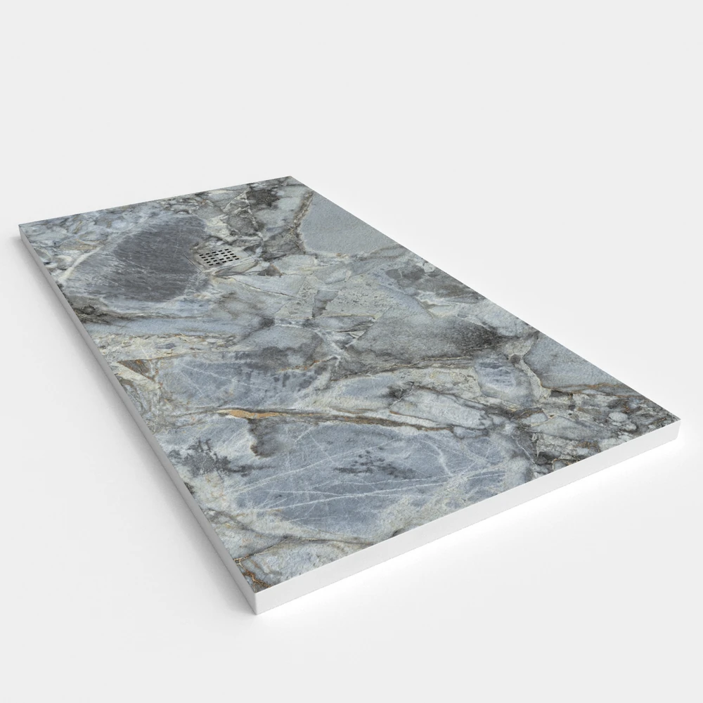 Plato de ducha resina textura pizarra. Efecto en Mármol PORTUS - antideslizante STONE 3D moderno 2 Plato de ducha resina textura pizarra. Efecto en Mármol PORTUS - antideslizante STONE 3D moderno - Imagen 2