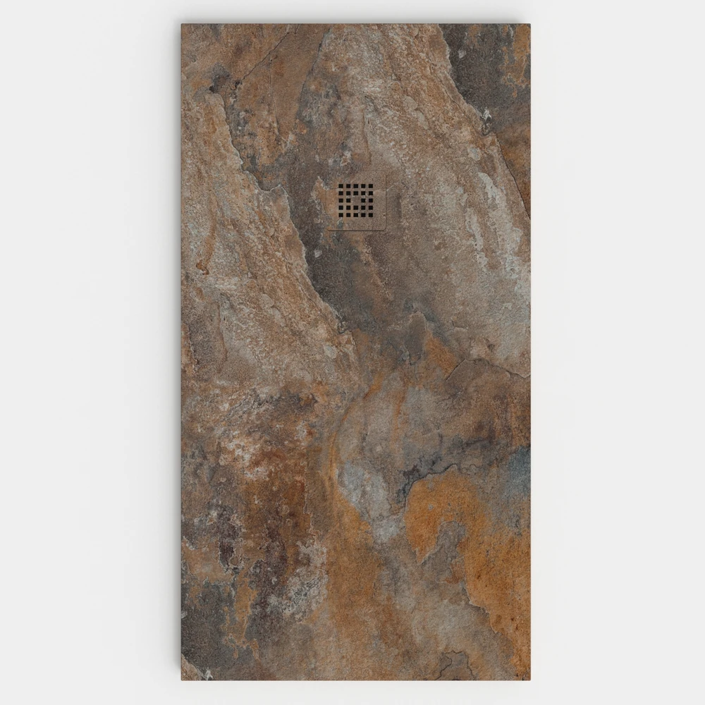 Plato de ducha resina textura pizarra. Efecto en Mármol RAZZO - antideslizante STONE 3D moderno 1 Plato de ducha resina textura pizarra. Efecto en Mármol RAZZO - antideslizante STONE 3D moderno