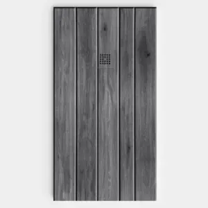 Plato de ducha resina textura pizarra acabado efecto Madera SATIME - antideslizante STONE 3D moderno