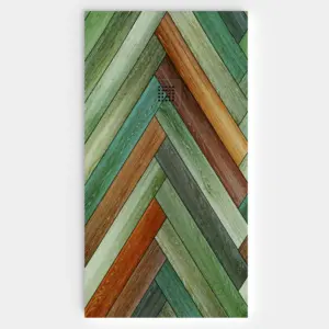 Plato de ducha resina textura pizarra acabado efecto Madera SELVA NATURAL - antideslizante STONE 3D moderno