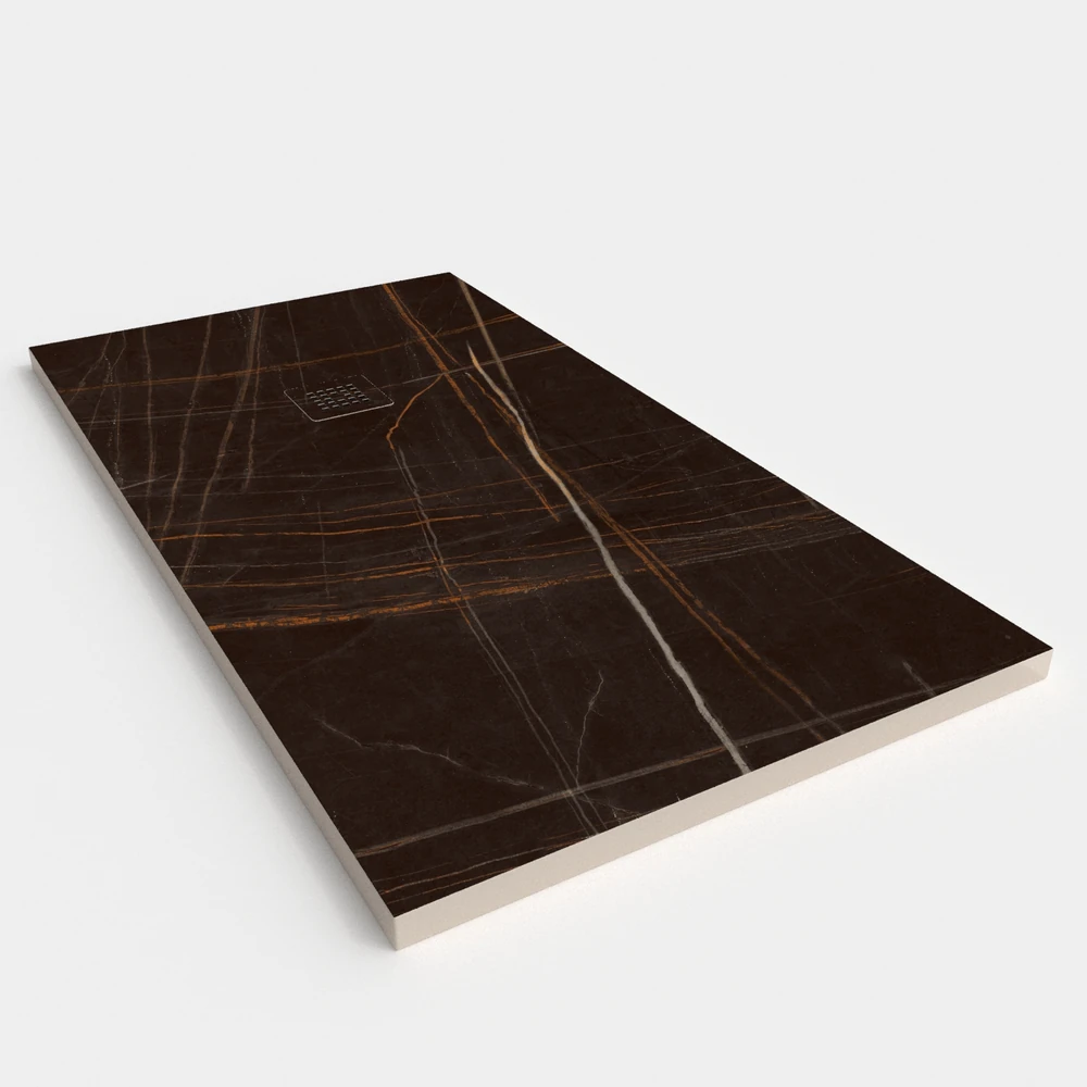 Plato de ducha resina textura pizarra. Efecto en Mármol SHADOW - antideslizante STONE 3D moderno 2 Plato de ducha resina textura pizarra. Efecto en Mármol SHADOW - antideslizante STONE 3D moderno - Imagen 2