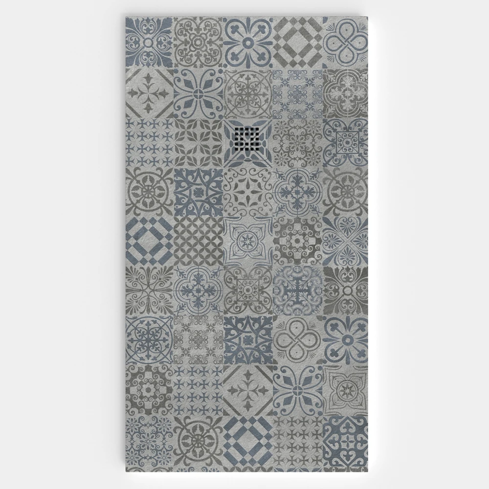 Plato de ducha resina textura pizarra. Efecto en Hidráulico TENTATION - antideslizante STONE 3D moderno 1 Plato de ducha resina textura pizarra. Efecto en Hidráulico TENTATION - antideslizante STONE 3D moderno