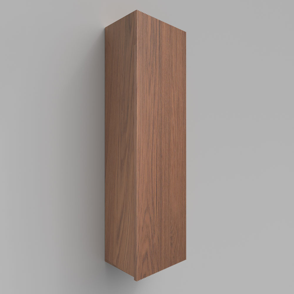 Columna de baño suspendida REXA 1 puerta madera Abedul