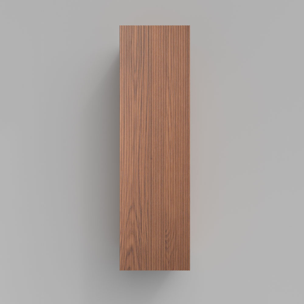 Columna de baño suspendida REXA 1 puerta madera Abedul - Imagen 4