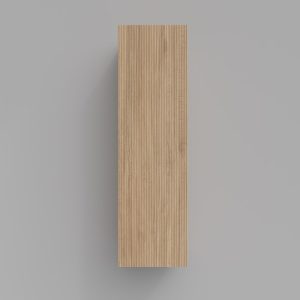 Columna de baño suspendida REXA 1 puerta madera Roble Claro