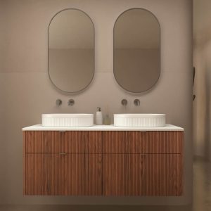 Mueble de baño TREX suspendido 4 cajones Abedul