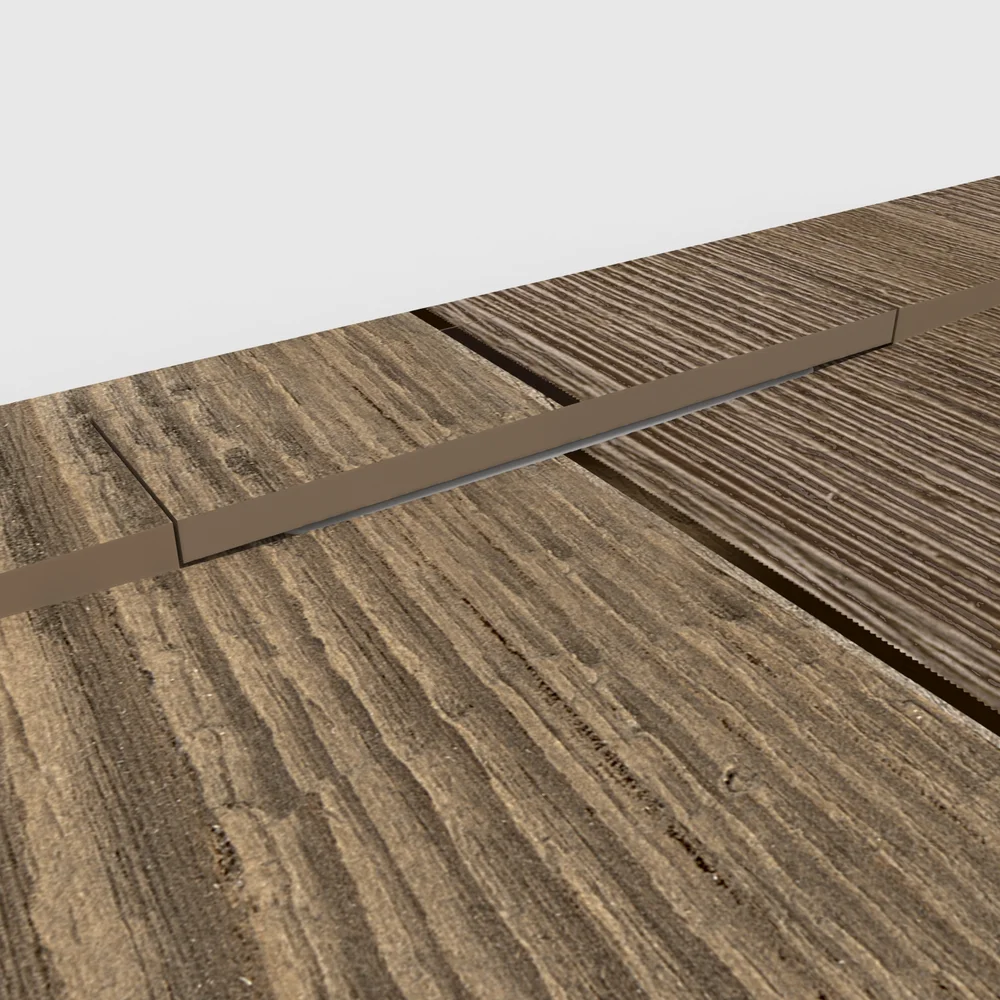 Plato de ducha 3D Plaster efecto madera KAEDRON - detalle de textura