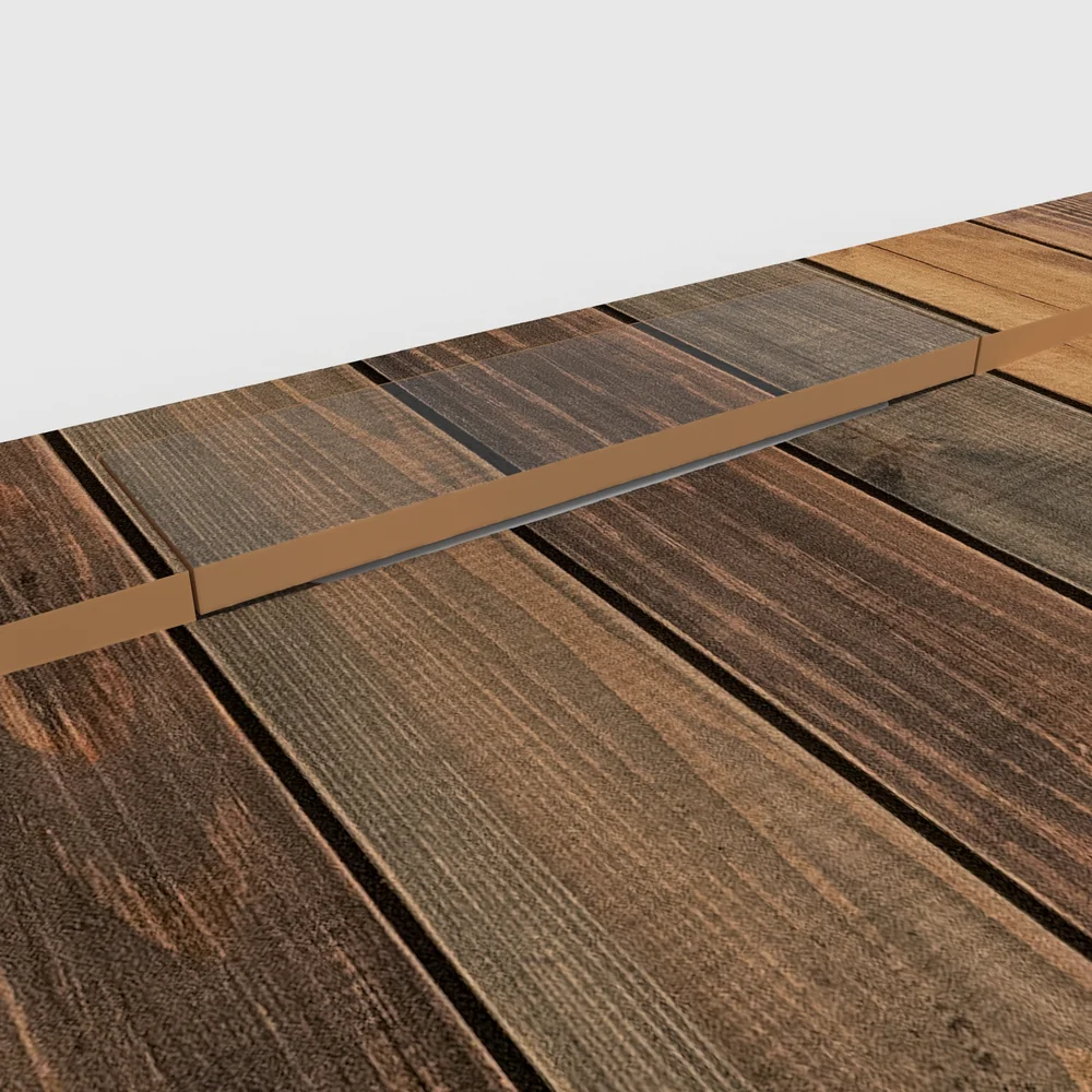 Plato de ducha 3D Plaster efecto madera LIGNORA - detalle de textura