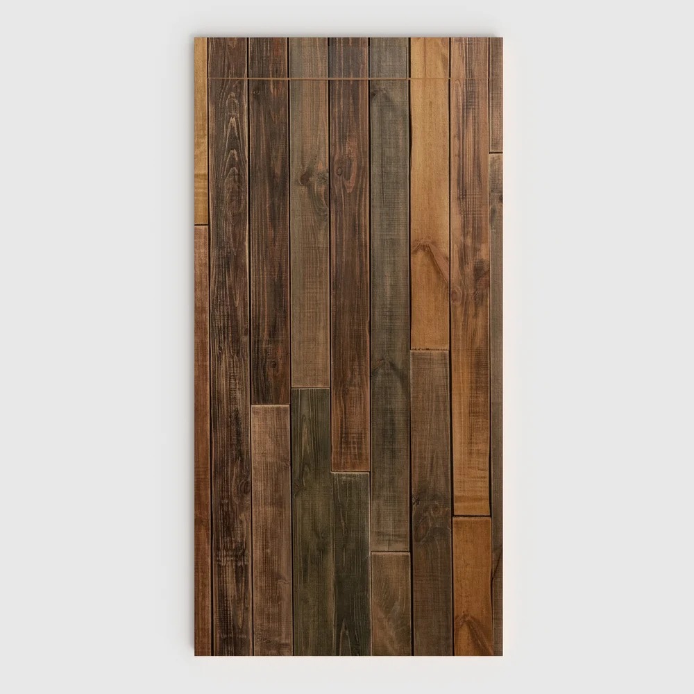 Plato de ducha 3D Plaster efecto madera LIGNORA - vista frontal
