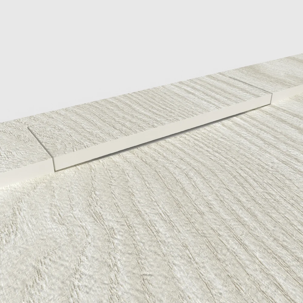 Plato de ducha 3D Plaster efecto madera LUZORE - detalle de textura