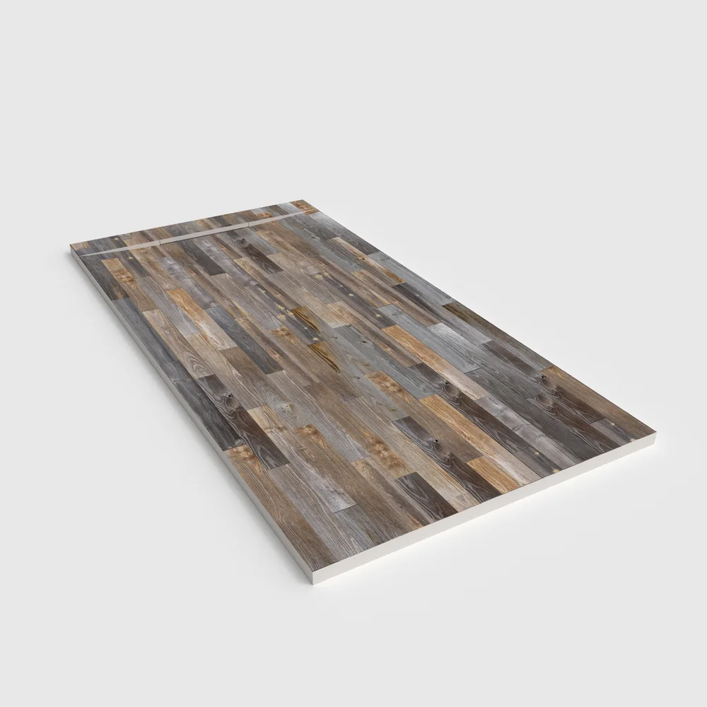 Plato de ducha 3D Plaster efecto madera MAPELON - vista en perspectiva