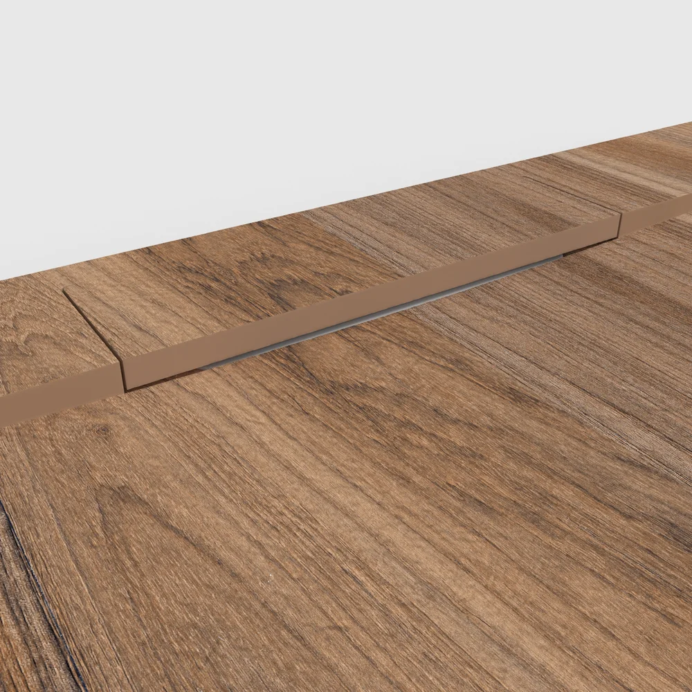 Plato de ducha 3D Plaster efecto madera MIRAWOOD - detalle de textura