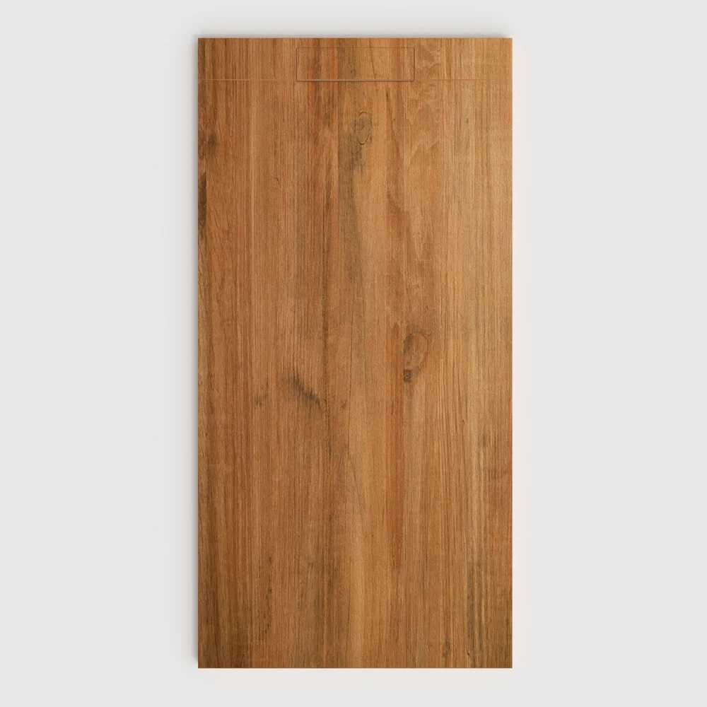 Plato de ducha 3D Plaster efecto madera NARBOL - vista frontal