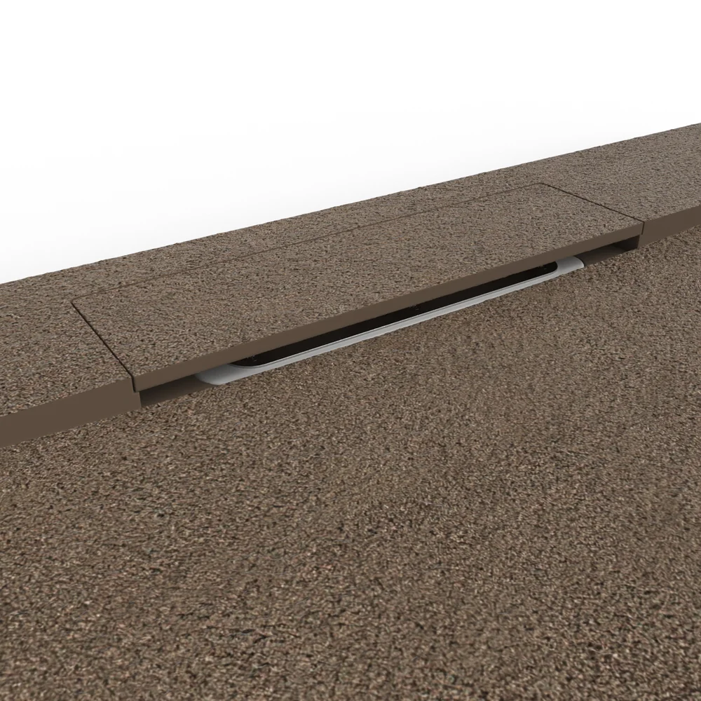Plato de ducha resina imitación cemento formwork - vista detalle