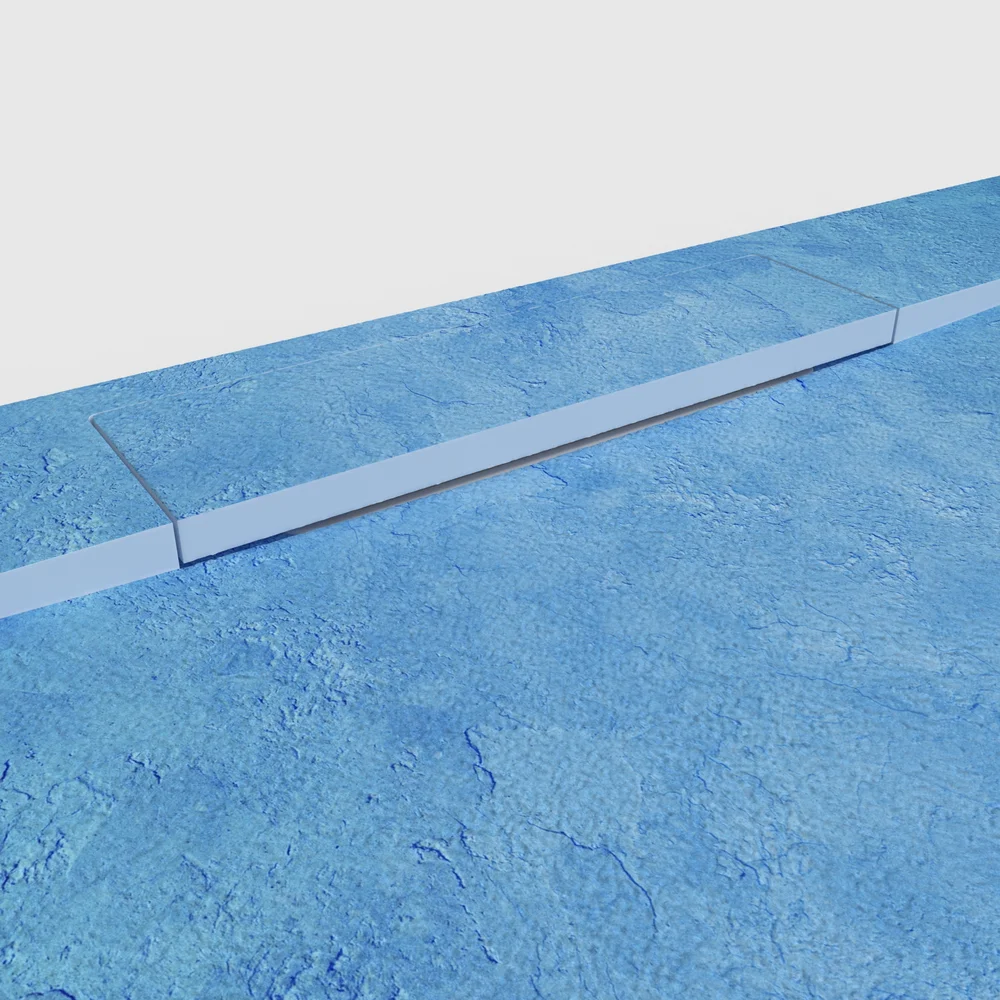 Plato de ducha 3D Plaster efecto cemento CIVIKA - detalle de textura