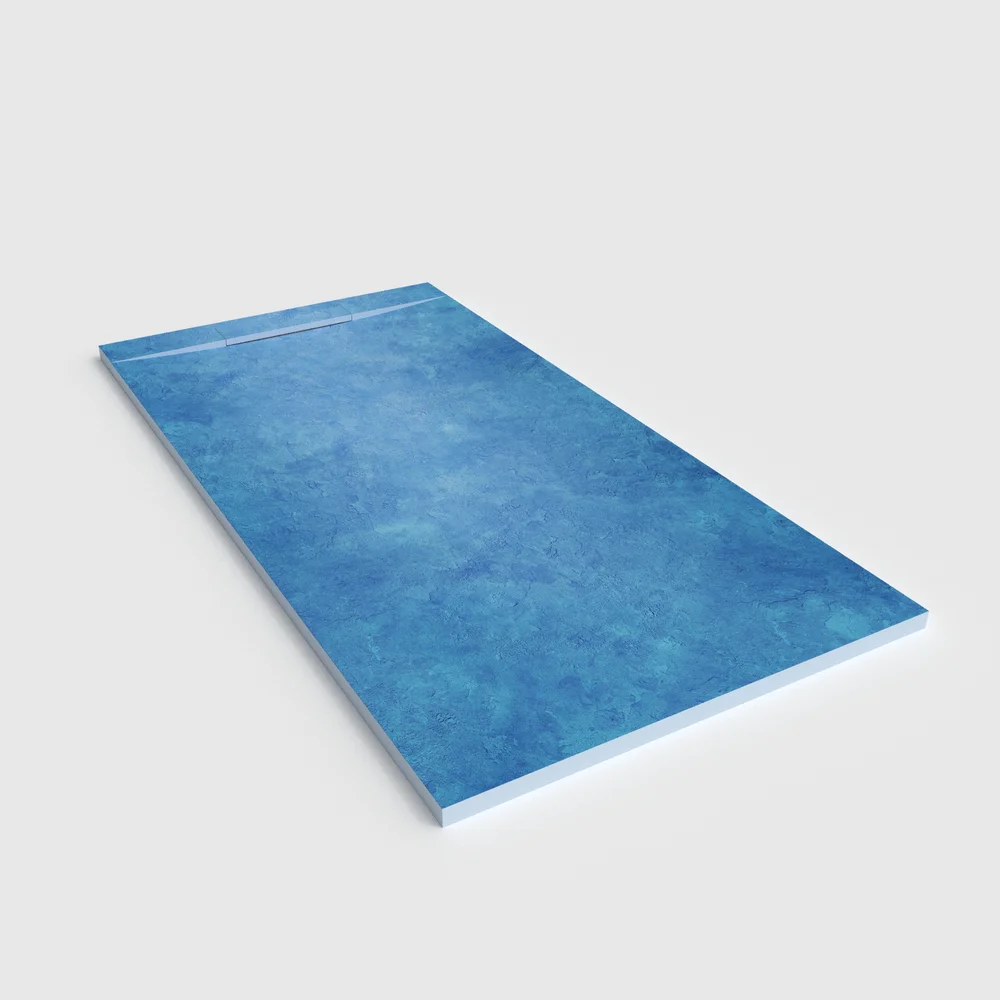 Plato de ducha 3D Plaster efecto cemento CIVIKA - vista en perspectiva