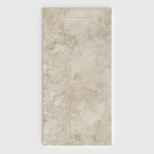 Plato de ducha 3D Plaster efecto cemento DURTON - vista frontal