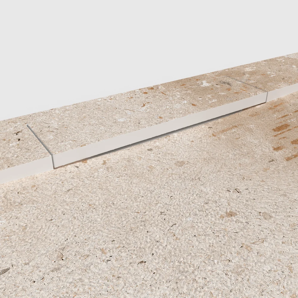 Plato de ducha 3D Plaster efecto cemento GRAVON - detalle de textura
