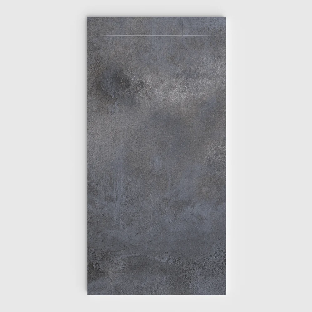 Plato de ducha 3D Plaster efecto cemento LUNEXOR - vista frontal
