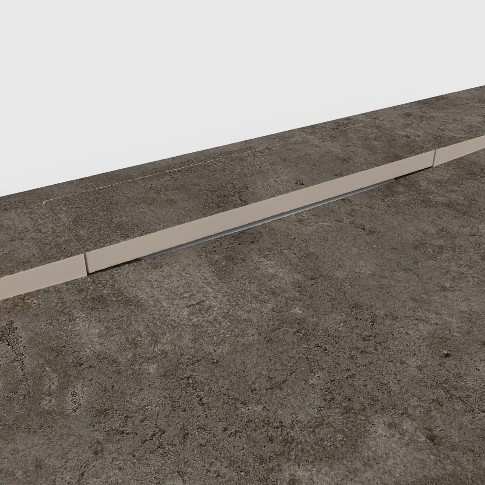 Plato de ducha 3D Plaster efecto cemento MORTEXA - detalle de textura