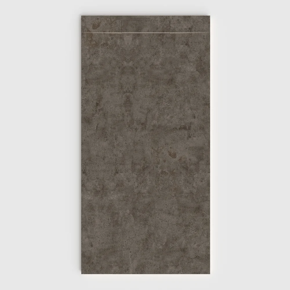 Plato de ducha 3D Plaster efecto cemento MORTEXA - vista frontal