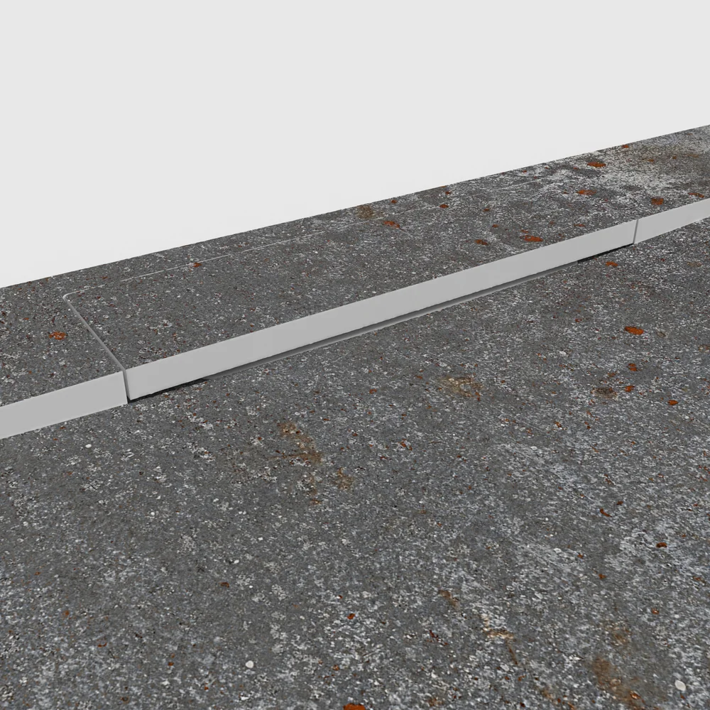 Plato de ducha 3D Plaster efecto cemento OXIGON - detalle de textura