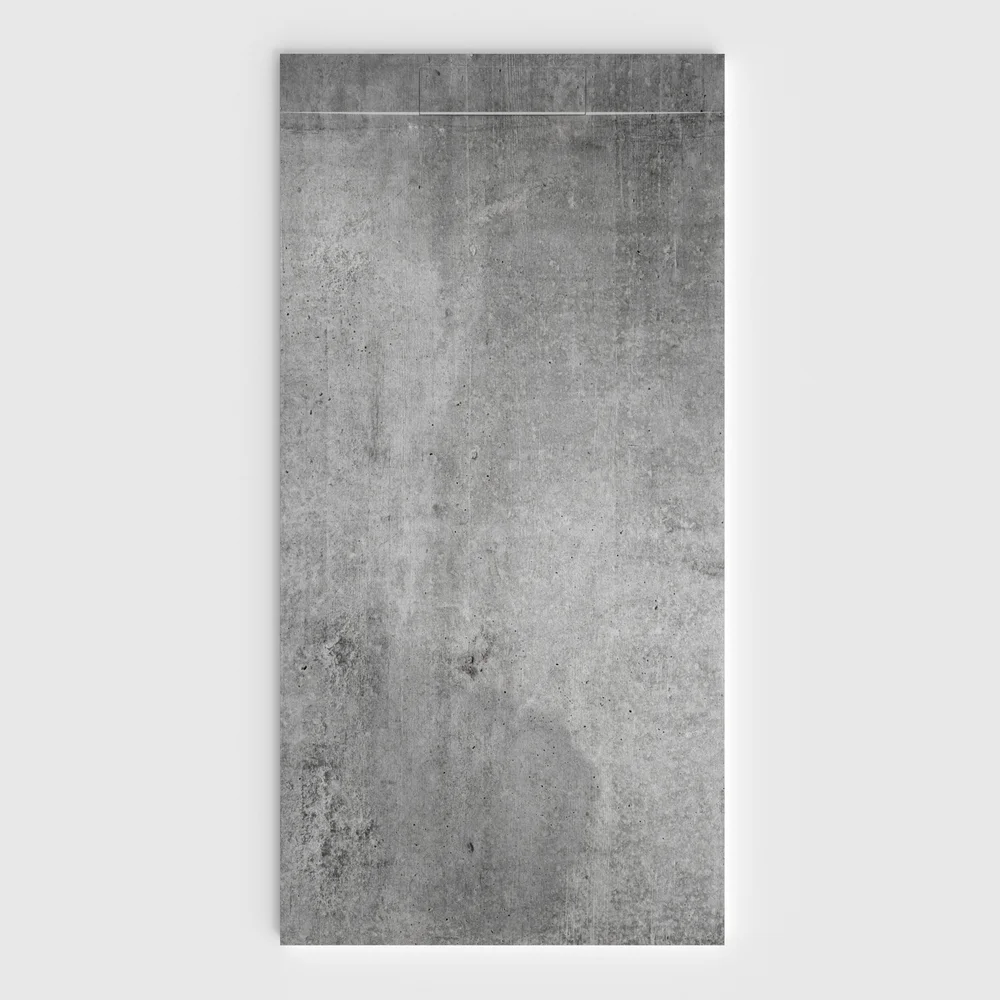 Plato de ducha 3D Plaster efecto cemento VELTRIX - vista frontal