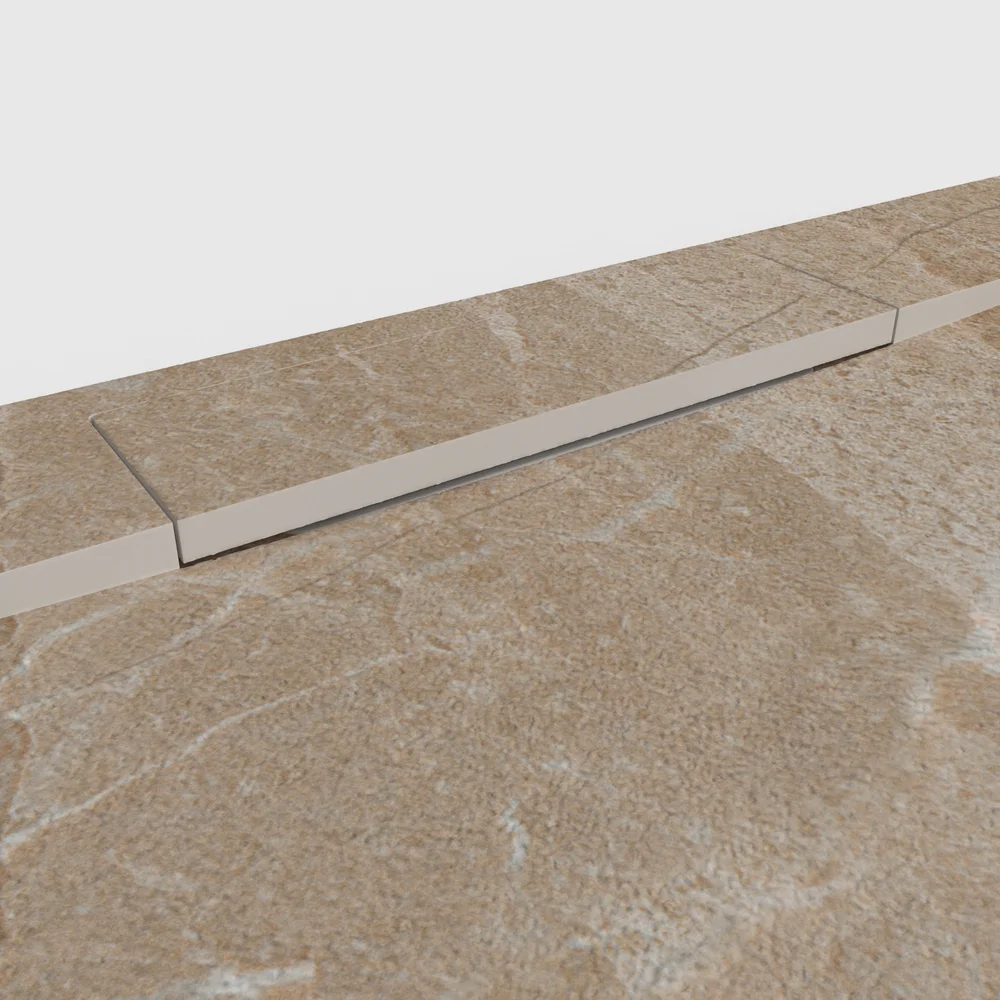 Plato de ducha 3D Plaster efecto cemento VIMPER - detalle de textura