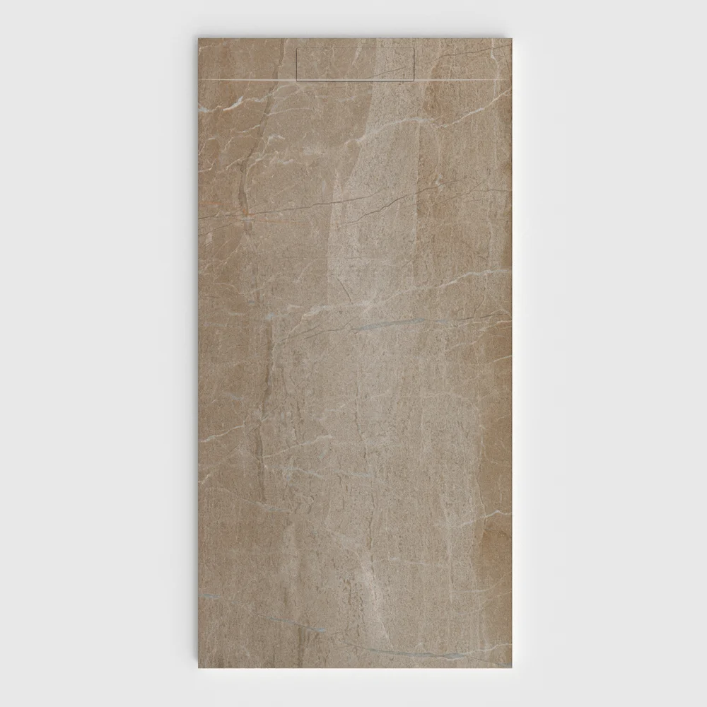 Plato de ducha 3D Plaster efecto cemento VIMPER - vista frontal