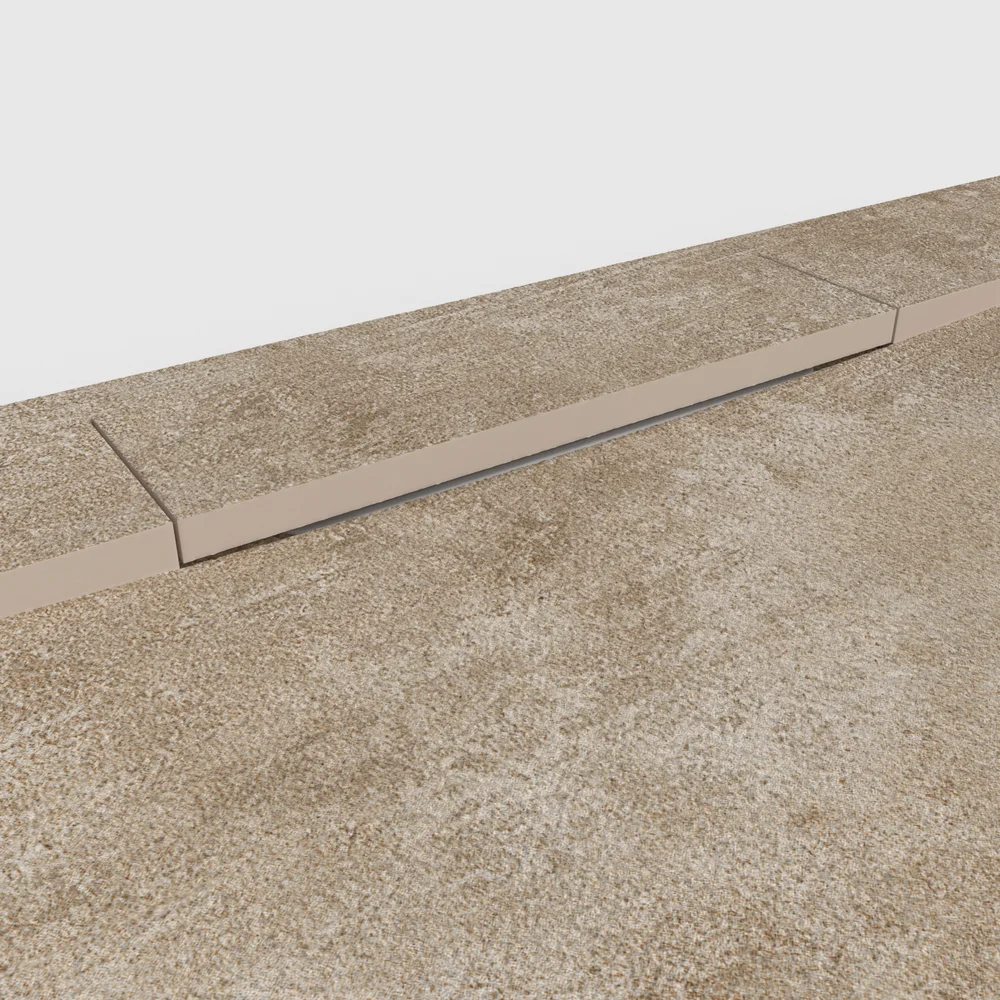 Plato de ducha 3D Plaster efecto cemento ZENTHIR - detalle de textura