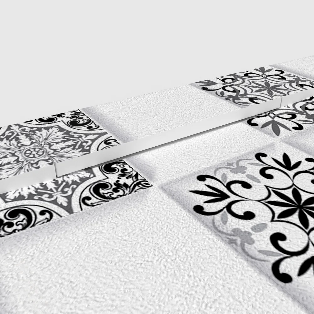 Plato de ducha 3D Plaster efecto hidráulico LUMIRA - detalle de textura