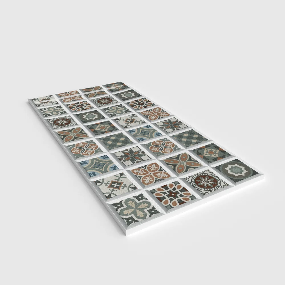 Plato de ducha 3D Plaster efecto hidráulico MAPI - vista en perspectiva