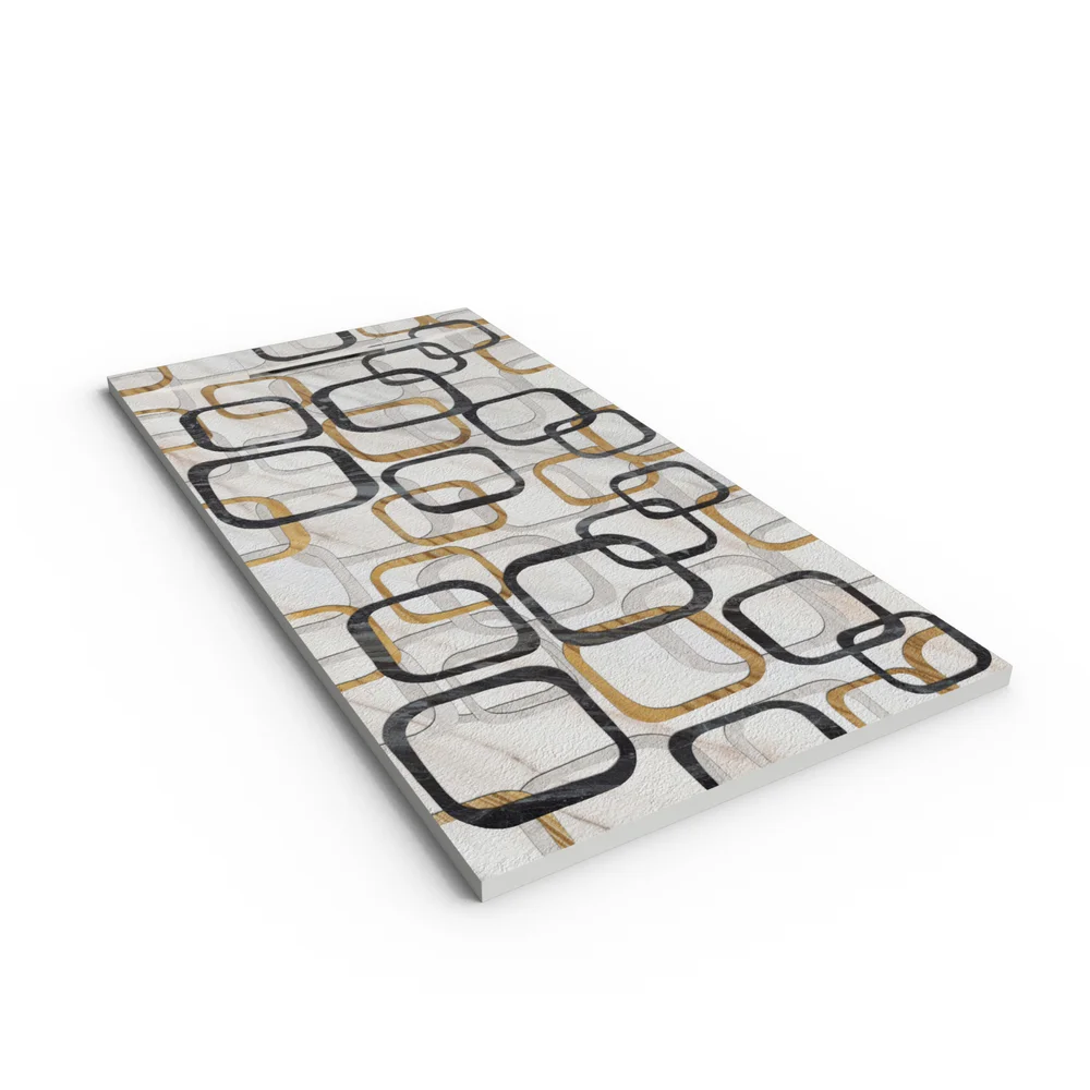 Plato de ducha 3D Plaster efecto hidráulico RAINWHASHED - vista perspectiva