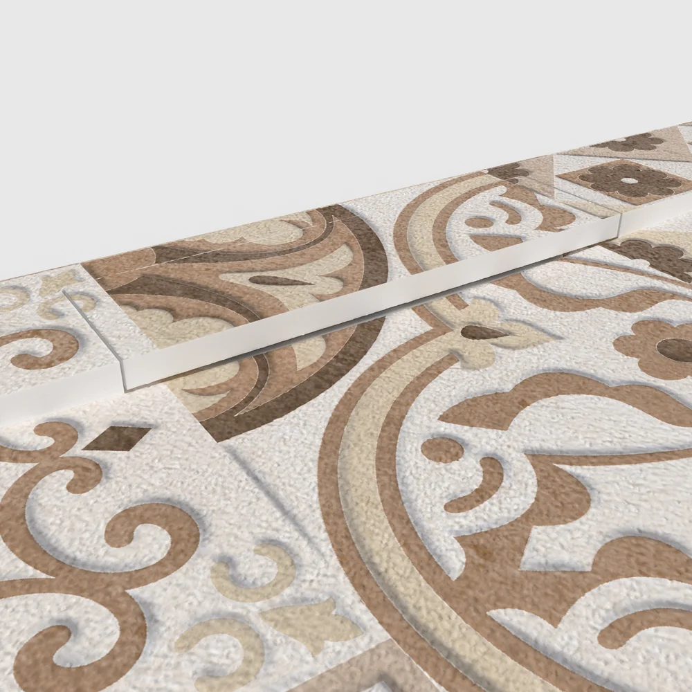Plato de ducha 3D Plaster efecto hidráulico VELHAZA - vista detalle