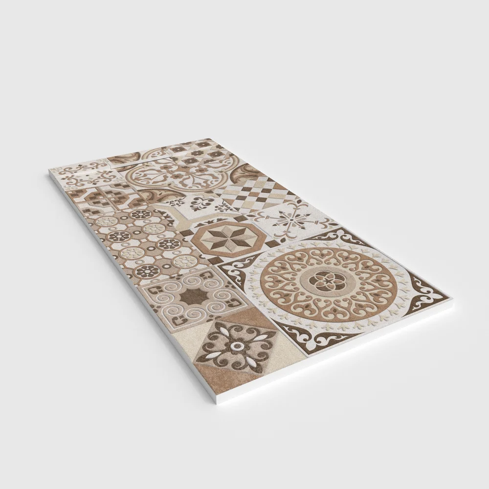 Plato de ducha 3D Plaster efecto hidráulico VELHAZA - vista perspectiva