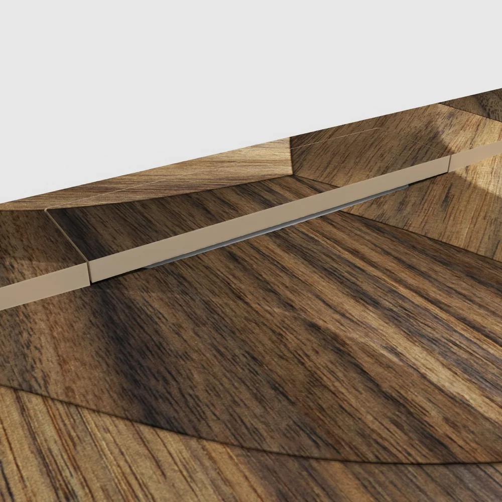 Plato de ducha 3D Plaster efecto madera Amelva - detalle de textura