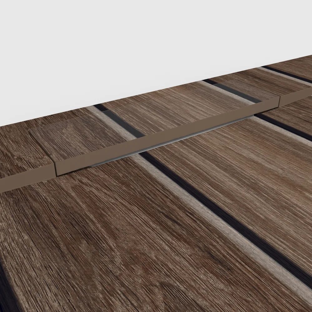 Plato de ducha 3D Plaster efecto madera Brunale - detalle de textura