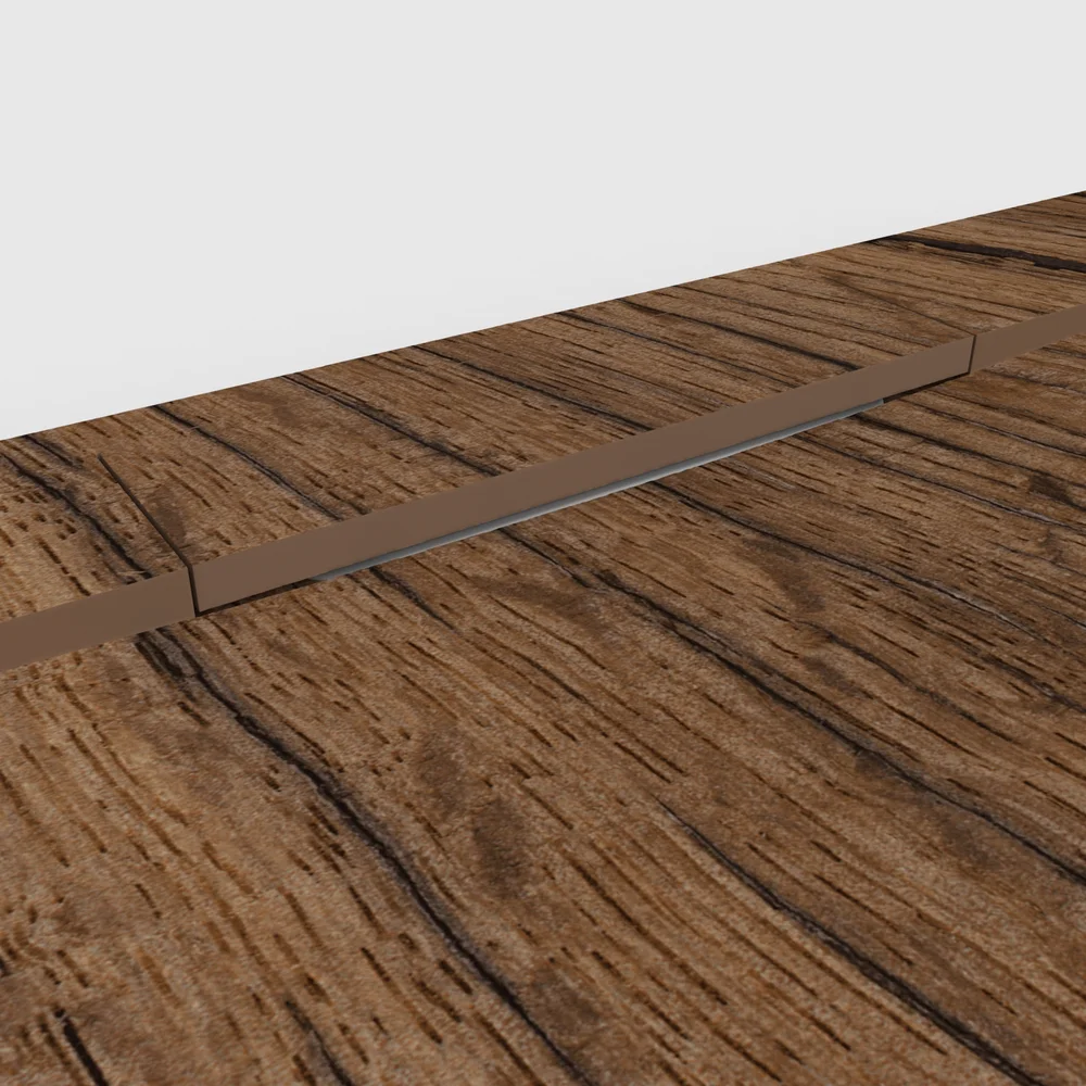 Plato de ducha 3D Plaster efecto madera Dekorae - detalle de textura