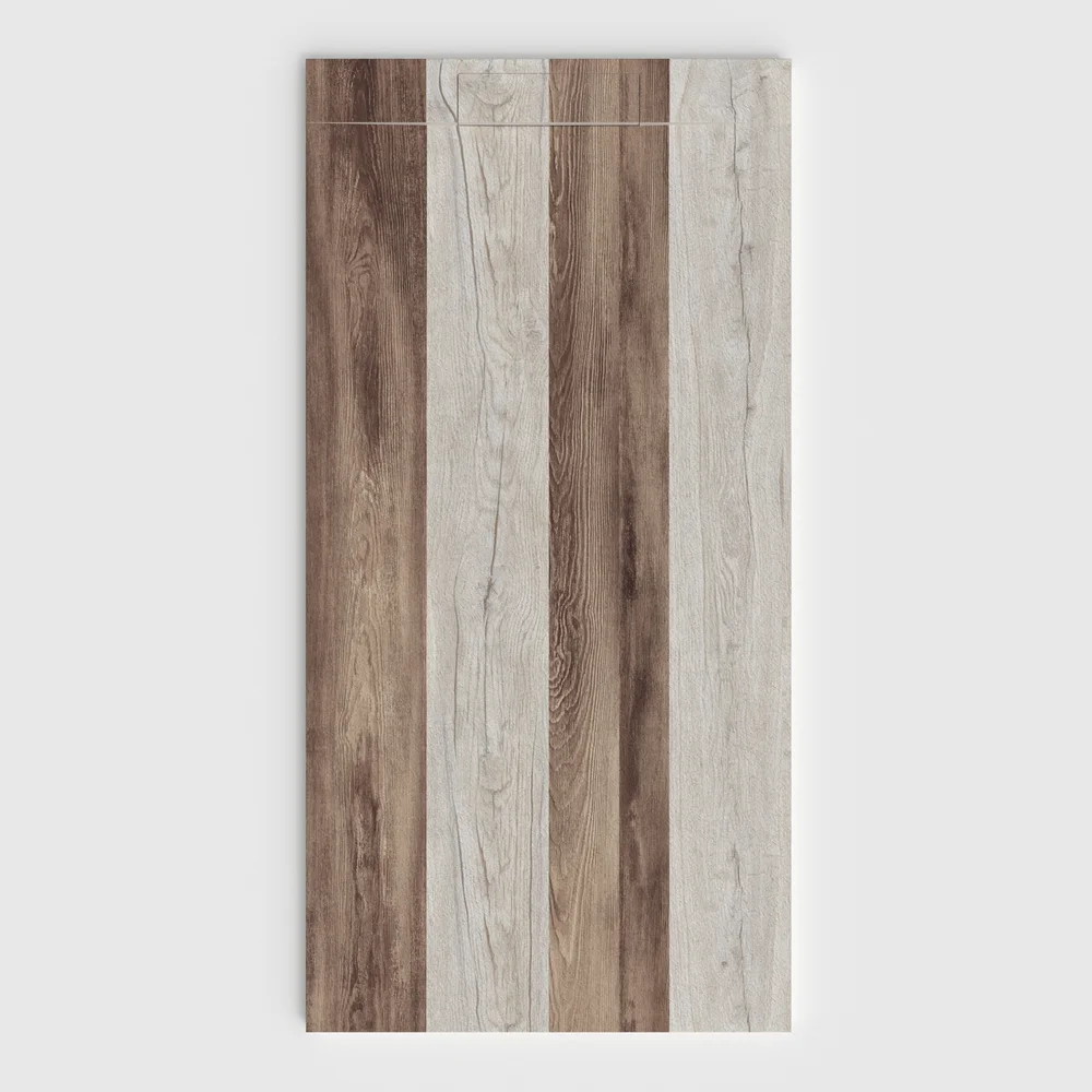 Plato de ducha 3D Plaster efecto madera Noarell - vista frontal