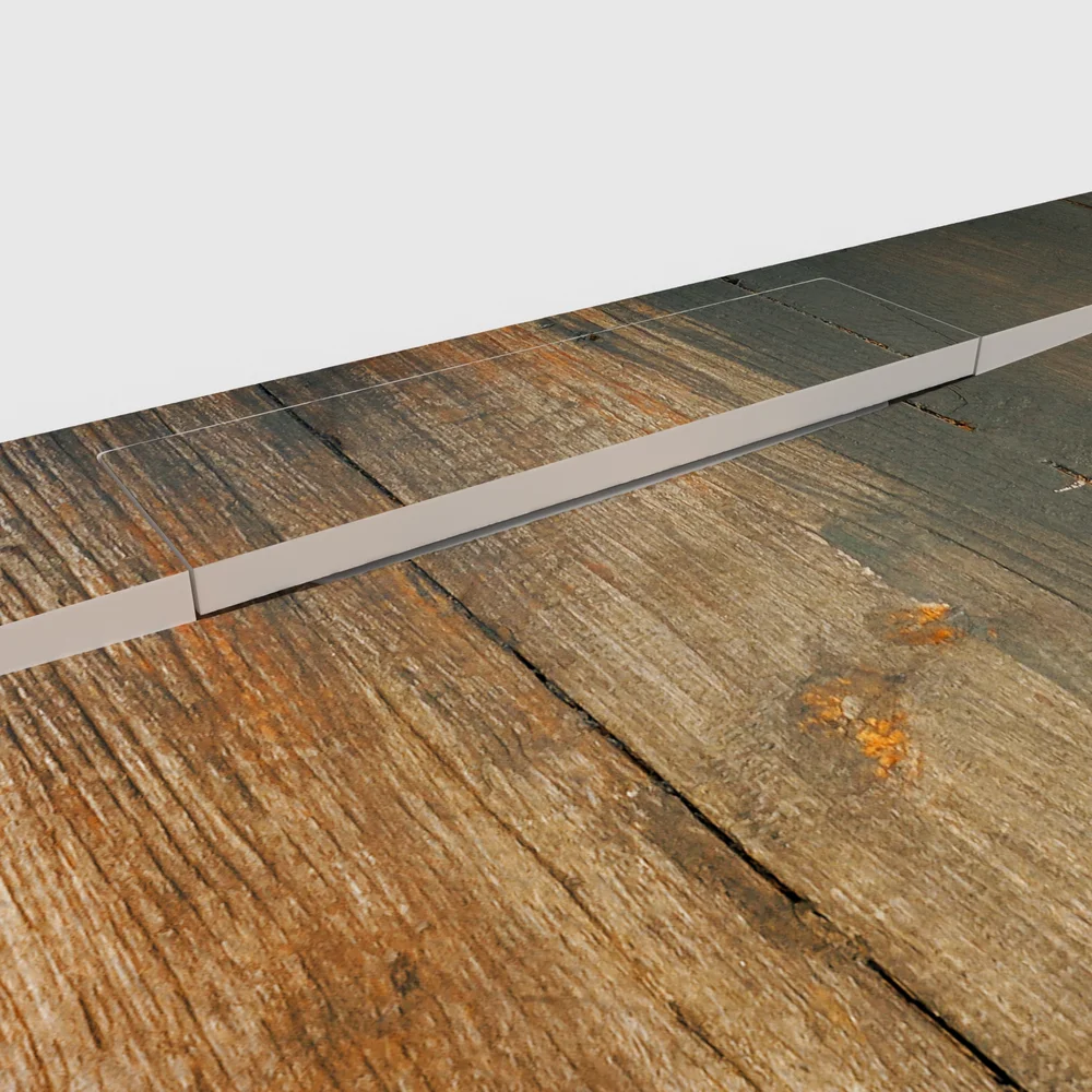 Plato de ducha 3D Plaster efecto madera Nogueral - detalle de textura