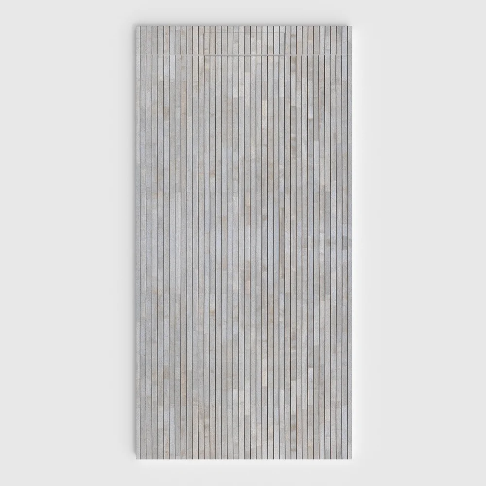 Plato de ducha 3D Plaster efecto madera Olmira - vista frontal