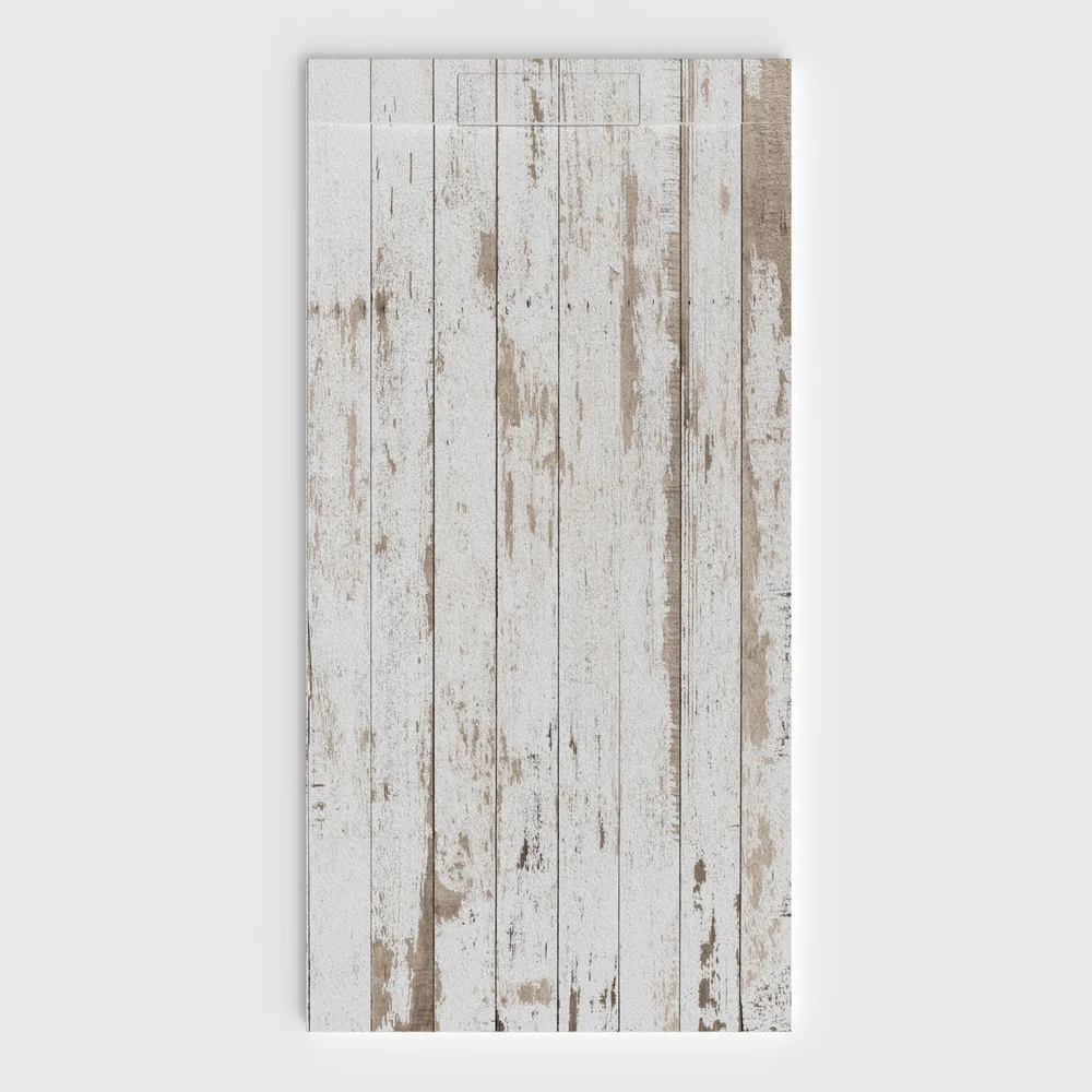 Plato de ducha 3D Plaster efecto madera PALISEN - vista frontal