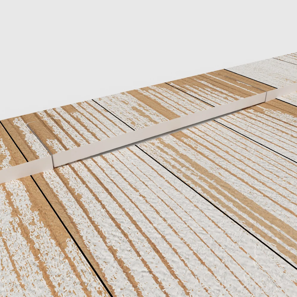 Plato de ducha 3D Plaster efecto madera SELKORA - detalle de textura