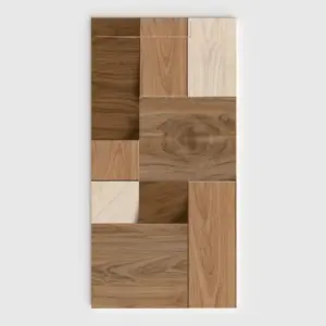 Plato de ducha 3D Plaster efecto madera TEKAON - vista frontal