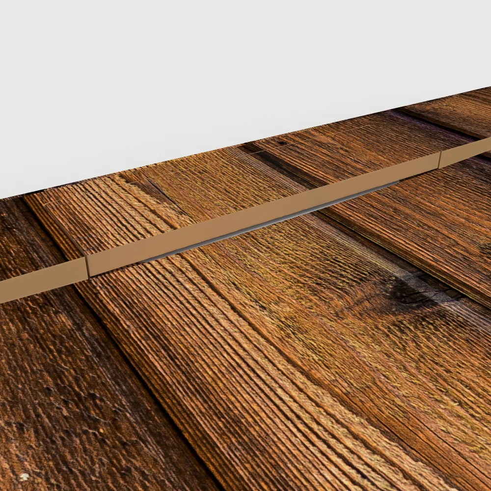 Plato de ducha 3D Plaster efecto madera TERALIA - detalle de textura